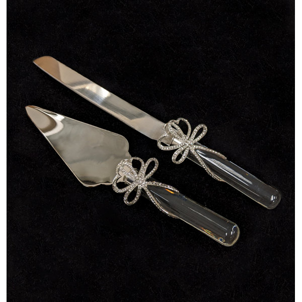 Le Prise™ Branden 2 Piece Silver Plated Cake Serving Set Wayfair Canada